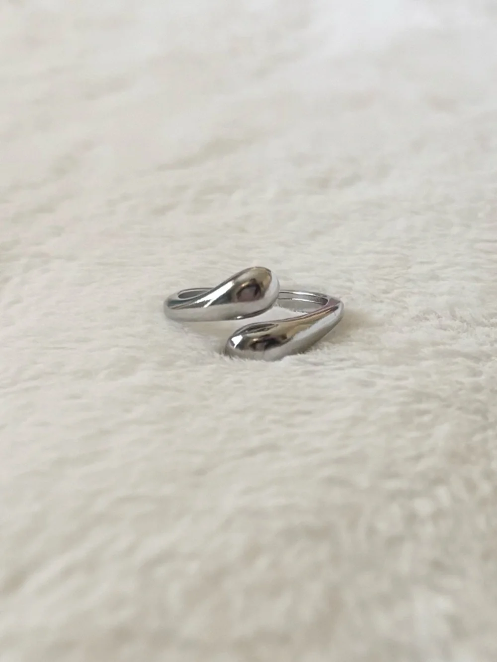 5/$15 🩷 MUST BUNDLE Classic Silver Open-Loop Women's Ring
